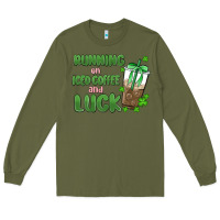 Iced Coffee And Luck Long Sleeve Tee | Teevron