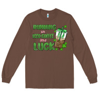 Chestnut iced coffee and luck Long Sleeve Tee - MaliasSmallBusiness