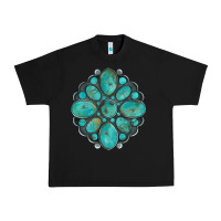 Black turquoise gemstone Urban Heavy Tee - Artiststas