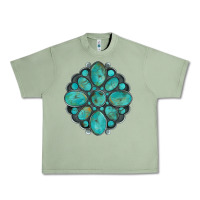 Oil Green turquoise gemstone Urban Heavy Tee - Artiststas