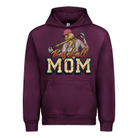 Mauve Wine Baseball mom Urban Hoodie - HowdyJamesFarm