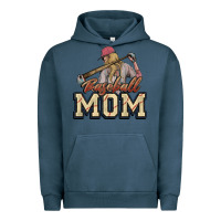 Pigment Midnight Navy Baseball mom Urban Hoodie - HowdyJamesFarm