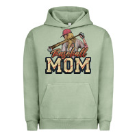 Pigment Oil Green Baseball mom Urban Hoodie - HowdyJamesFarm