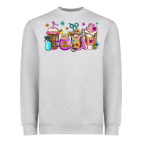 Heather Grey hair hustler coffee Heavyweight Sweatshirt - Jasminsmagicworld