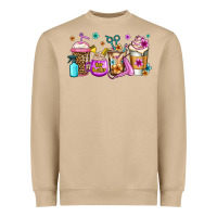 Mushroom hair hustler coffee Heavyweight Sweatshirt - Jasminsmagicworld