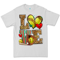 Dove Grey love softball Premium Tee - Zillion Design Studio