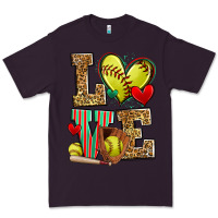 Plum love softball Premium Tee - Zillion Design Studio