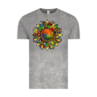 Cloud Rock autism awareness cowhide leopard sunflower Vintage Tee - Artiststas