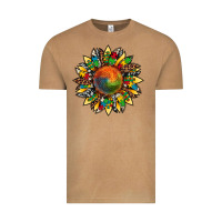 Vintage Camel autism awareness cowhide leopard sunflower Vintage Tee - Artiststas