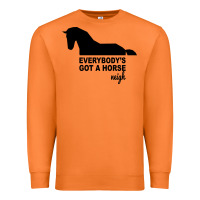 Carrot everybody's gotta horse neigh Premium Sweatshirt - Bettercallsaul