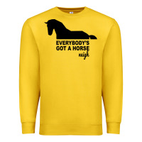 Lemon everybody's gotta horse neigh Premium Sweatshirt - Bettercallsaul