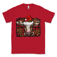 Red Christmas background baby calf Classic Tee - BarkalooDesign