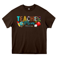 Chocolate Brown teacher mom Heavy Core Tee - texasbilliewilder