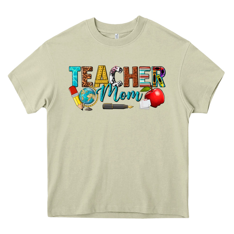 Teacher Mom Heavy Core Tee by texasbilliewilder | Teevron