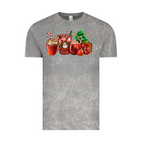 Cloud Rock Christmas coffee cups with gift and Christmas tree Vintage Tee - AdoDesignShop