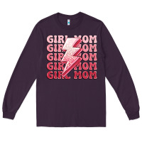 Plum girl mom Long Sleeve Tee - MaliasSmallBusiness