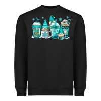 Black winter christmas gnomes coffee cups Heavyweight Sweatshirt - Jasminsmagicworld