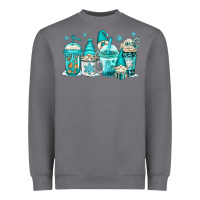 Storm winter christmas gnomes coffee cups Heavyweight Sweatshirt - Jasminsmagicworld