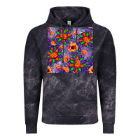 Cloud Black pumpkin flower halloween seamless pattern Vintage Hoodie - BundleAndBundleShop