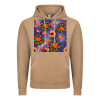 Vintage Coffee pumpkin flower halloween seamless pattern Vintage Hoodie - BundleAndBundleShop