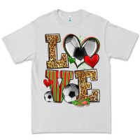 Dove Grey love soccer Premium Tee - Zillion Design Studio