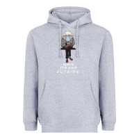 Heather Grey Bernie it' could outside Heavyweight Hoodie - Bettercallsaul