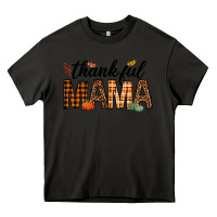Asphalt thankful mama Heavy Core Tee - texasbilliewilder