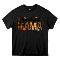 Black thankful mama Heavy Core Tee - texasbilliewilder