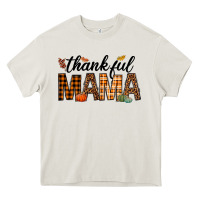 Cream thankful mama Heavy Core Tee - texasbilliewilder