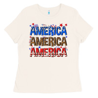 Bone America america america fourth of july Ladies Tee - texasbilliewilder