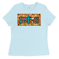 Baby Blue faith license plate Ladies Tee - JahusDesignShop