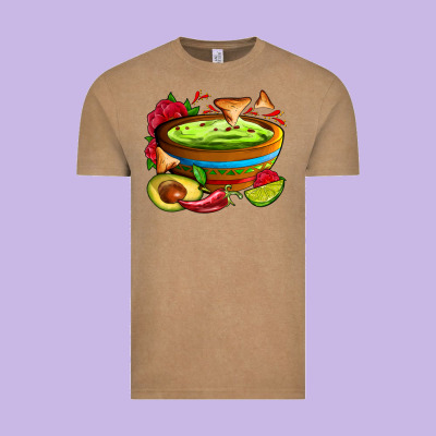 Guacamole Vintage Tee Designed By Adodesignshop