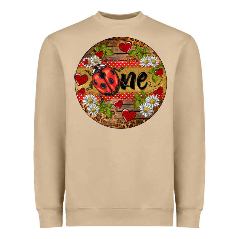 Ladybug One Ornament Heavyweight Sweatshirt by BarkalooDesign | Teevron