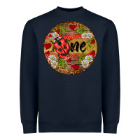 Navy ladybug one ornament Heavyweight Sweatshirt - BarkalooDesign