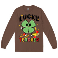 Chestnut lucky teacher Long Sleeve Tee - MaliasSmallBusiness