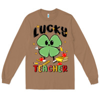 Toasted Coconut lucky teacher Long Sleeve Tee - MaliasSmallBusiness