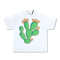 White texas prickly pear cactus Urban Heavy Tee - Artiststas