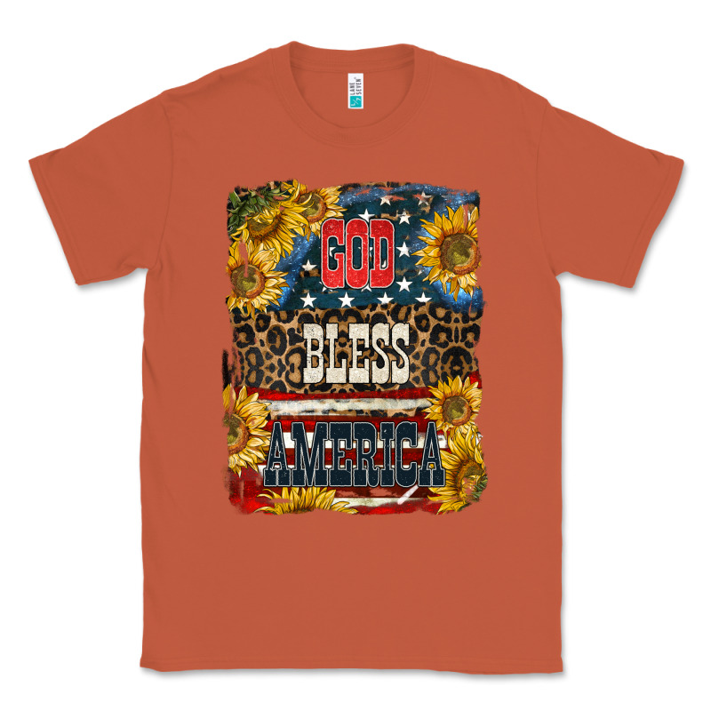 Western God Bless America Classic Tee by LillyAllenDesigns | Teevron