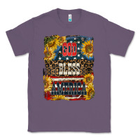 Lavender Western God Bless America Classic Tee - LillyAllenDesigns