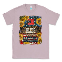 Lilac Western God Bless America Classic Tee - LillyAllenDesigns