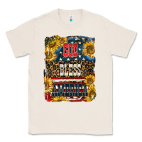 Natural Western God Bless America Classic Tee - LillyAllenDesigns