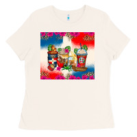 Bone dominican republic coffee cups Ladies Tee - Zillion Design Studio