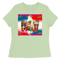 Matcha dominican republic coffee cups Ladies Tee - Zillion Design Studio