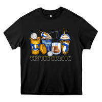 Black tis' the season volleyball coffee cups Heavy Core Tee - Zillion Design Studio