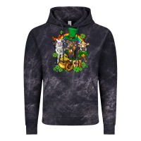 Cloud Black little cows and st patricks party Vintage Hoodie - AdoDesignShop