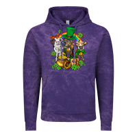 Cloud Purple little cows and st patricks party Vintage Hoodie - AdoDesignShop