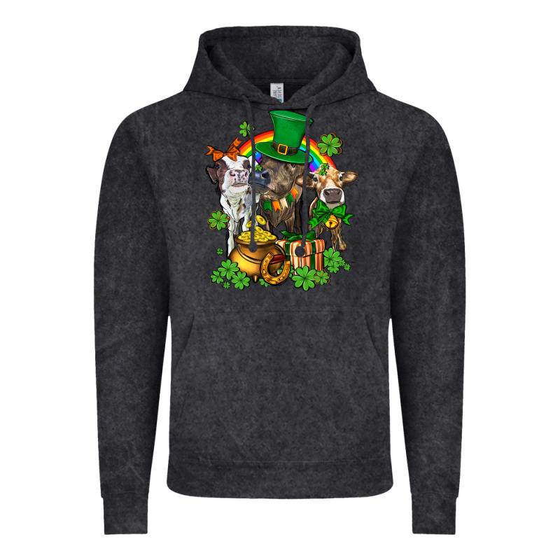 Little Cows And St Patricks Party Vintage Hoodie by AdoDesignShop | Teevron