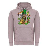 Vintage Zinc little cows and st patricks party Vintage Hoodie - AdoDesignShop