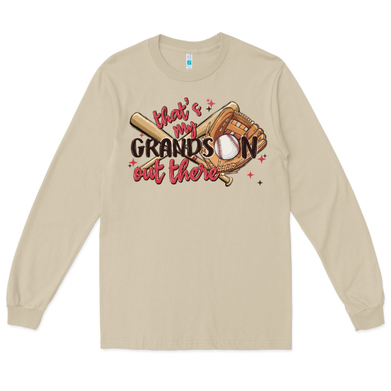 That's My Grandson Out There Long Sleeve Tee by MaliasSmallBusiness | Teevron