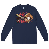 Navy that's my grandson out there Long Sleeve Tee - MaliasSmallBusiness